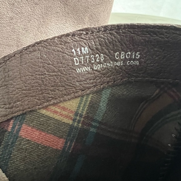 Born Maleri Brown Distressed Midcalf Boots, Size: 11 - Picture 6 of 6